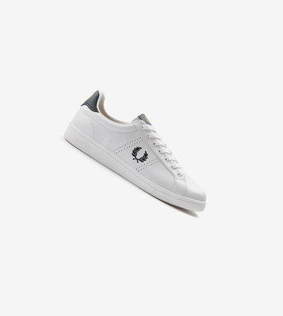 White Fred Perry B721 Men's Sneakers | XPBRY-1967