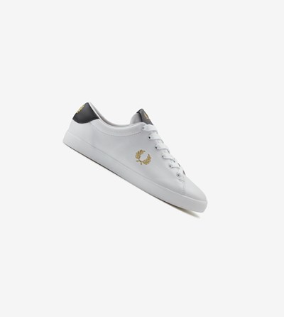 White Fred Perry Lottie Women's Sneakers | JEMND-8046